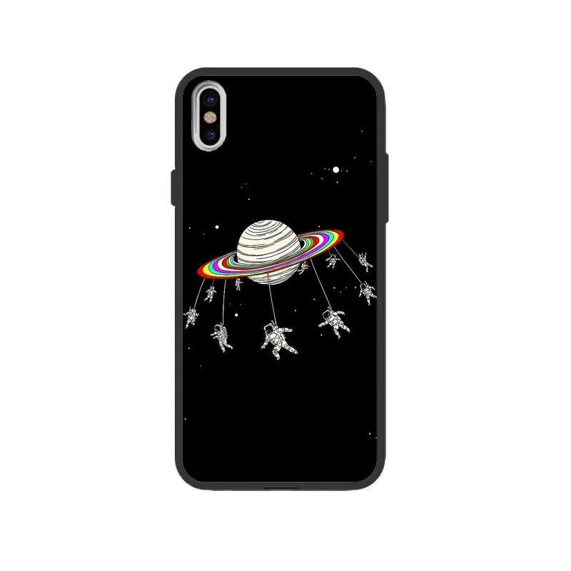 Чехол s для iphone 7 8 X SE, чехол для iphone 6 7plus XR XS Max Planet Star, Жесткий Чехол из поликарбоната