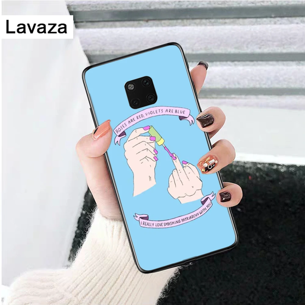 Силиконовый чехол с феминистским логотипом для Huawei Mate 10 Pro 20 30 Lite Y5 Y6 Y7 Y9 Prime 2019 2018