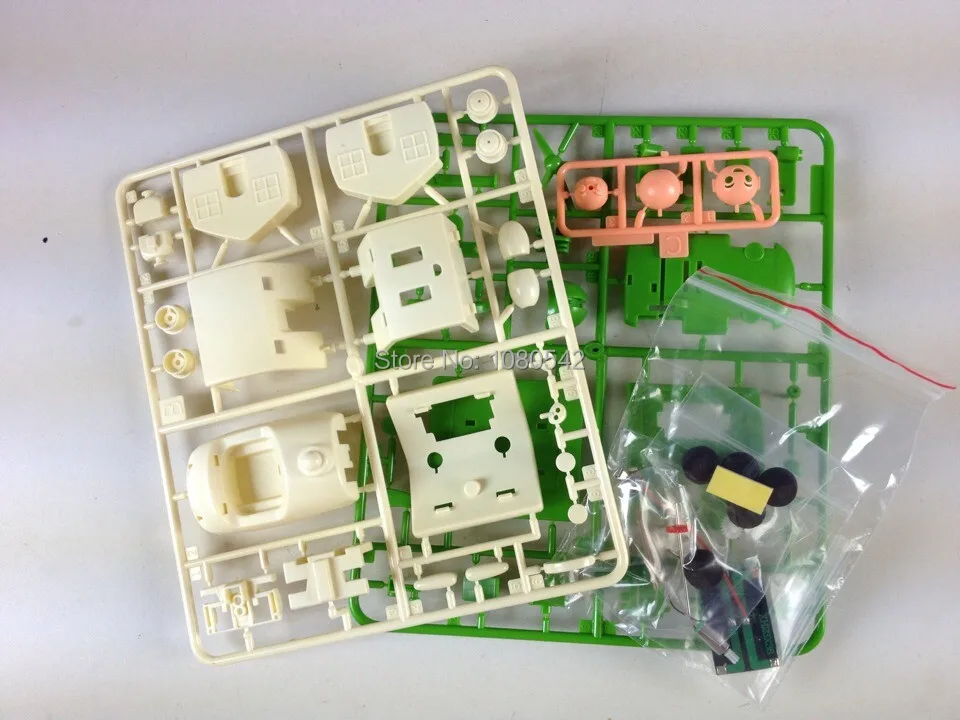 Бесплатная доставка забавная игрушка на солнечной батарее Let's Feel the Future Green Life