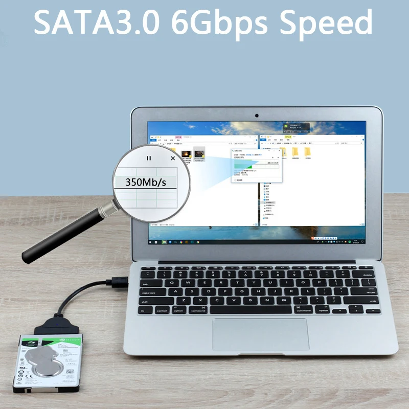 Кабель-переходник с USB 3 0 на SATA 22pin SATAIII SATA3.0 2 5 | Компьютеры и офис