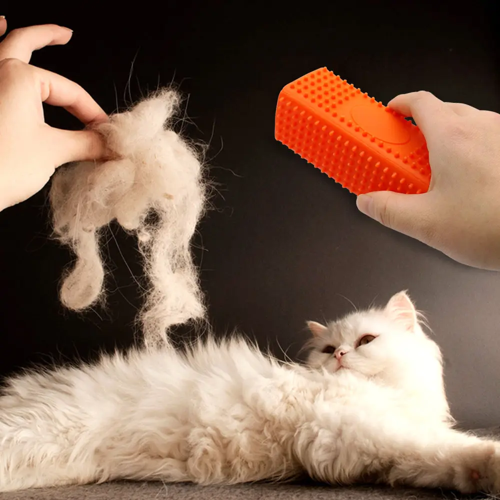 

Pet Dog Cat Grooming Brush Comb Shedding Tool Hair Remover Rake Trimmer Slicker Pet Dog Cat Grooming Clothes Pet Hair Fur Remove