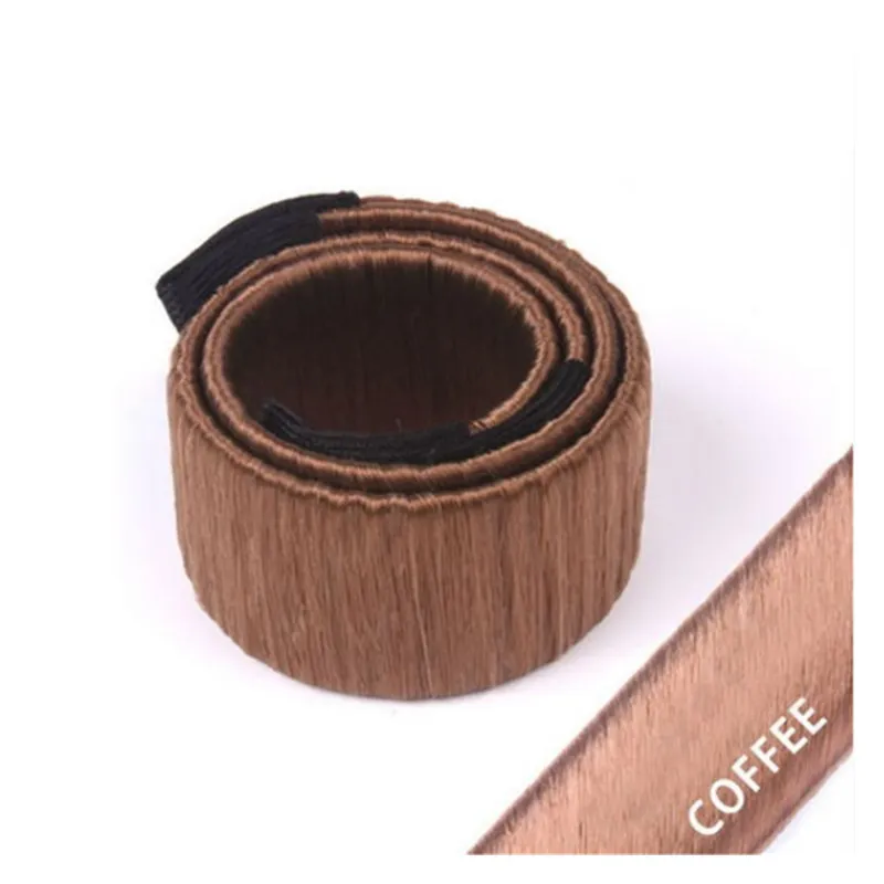 COFFEE Новинка, 8 цветов, Волшебные Инструменты для укладки волос, Волшебная булочка, производитель, Франция, витые волосы, аксессуары для волос для девушек и женщин, коса, Пончик, шпилька - Цвет: COFFEE