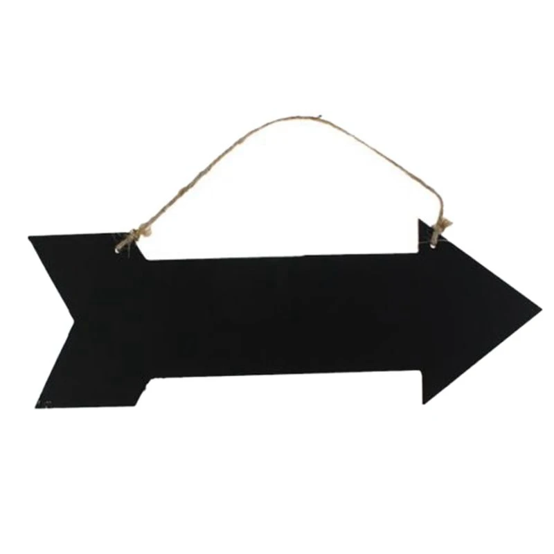 Новая Стрелка висячая черная доска сообщение забавная доска Кухня подарок дома Примечание индикатор напоминания доска