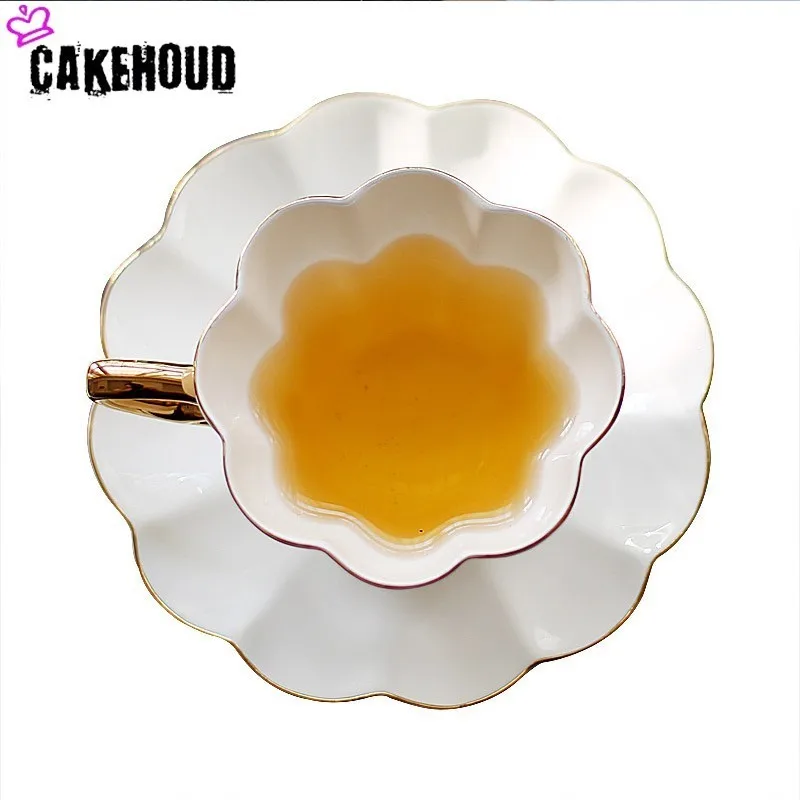 CAKEHOUD высококачественные керамические золотистые кофейные чашки послеобеденный