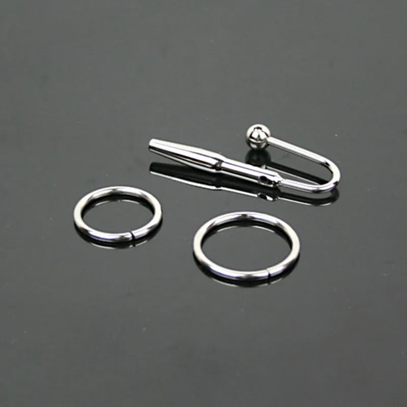 Анальная пробка из нержавеющей стали сексуальные игрушки длина 67 мм 2 размера