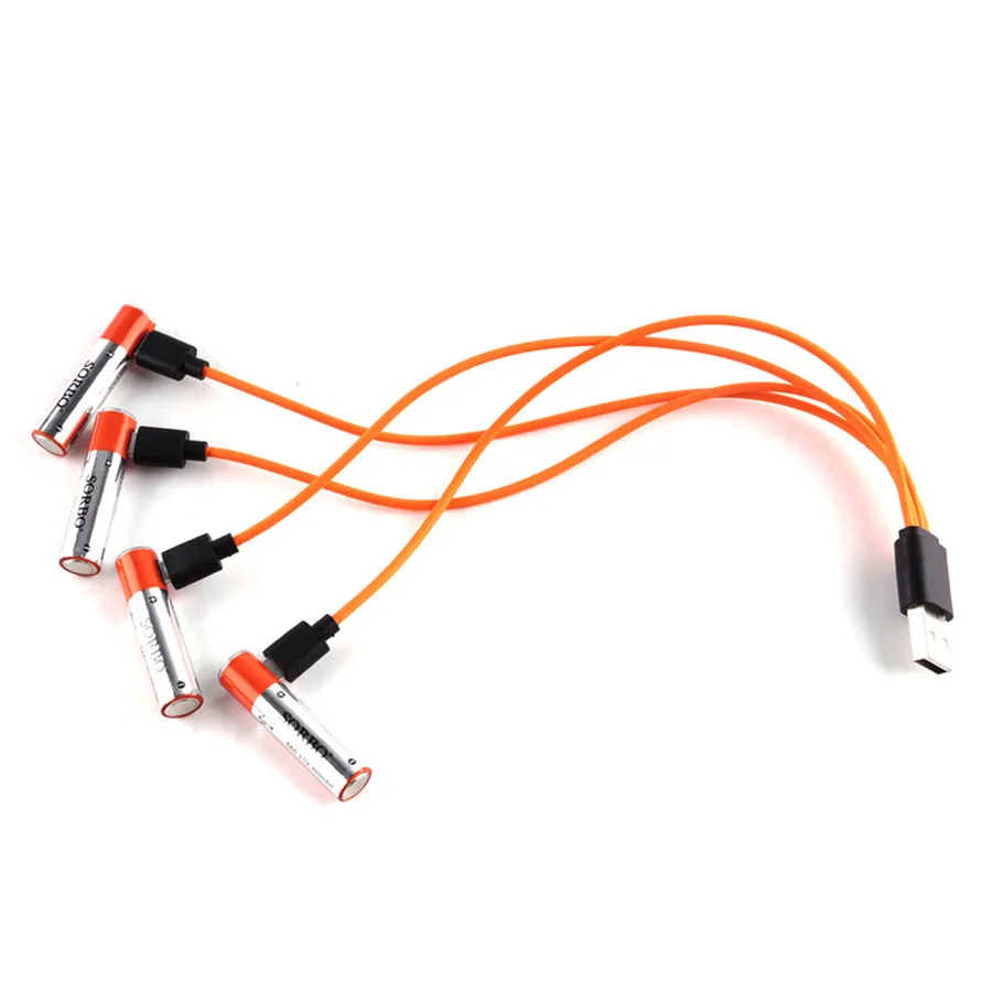 Портативный литий-полимерный аккумулятор SORBO 4/8 шт. 1 5 в 400 мАч AAA быстрая зарядка USB