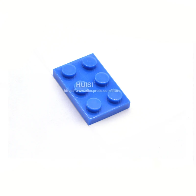 

Classic Building Blocks Parts Plate 2x3 Compatible With Legoe Blocks Plastic 100pcs/set Enlighten Bricks For Children DIY Toys