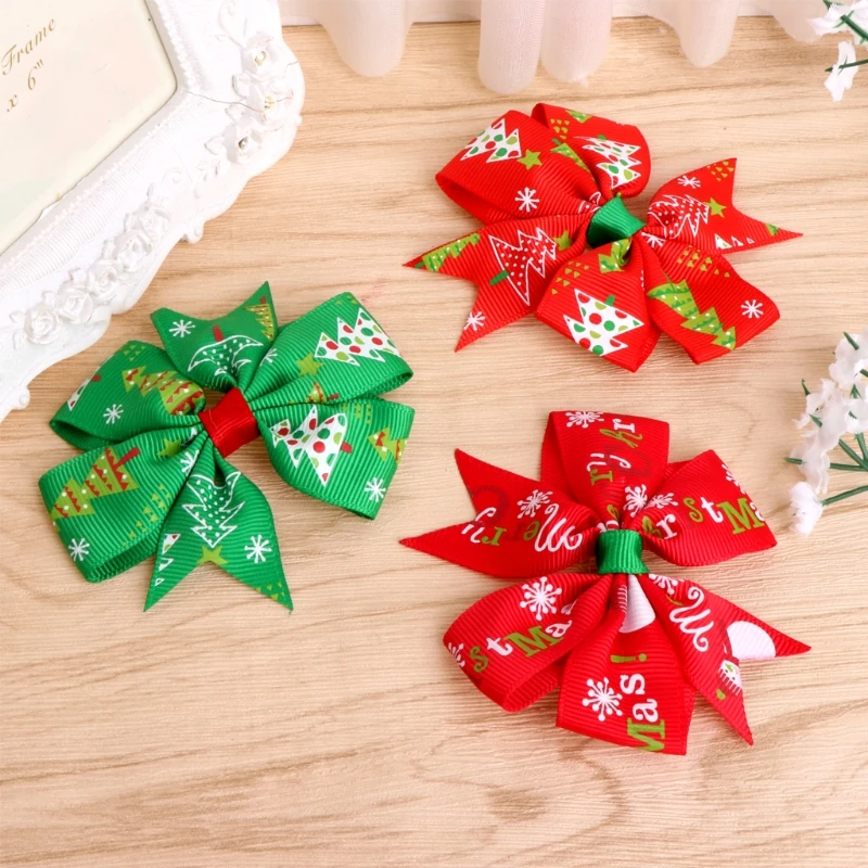 12 шт. заколки для волос с бантом девочек|barrettes for kids|hair bowsbow clip |