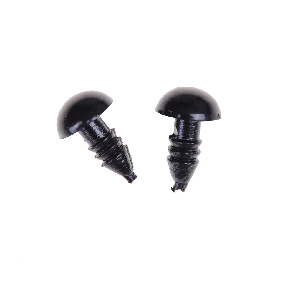 Черные пластиковые безопасные глаза для Мишки