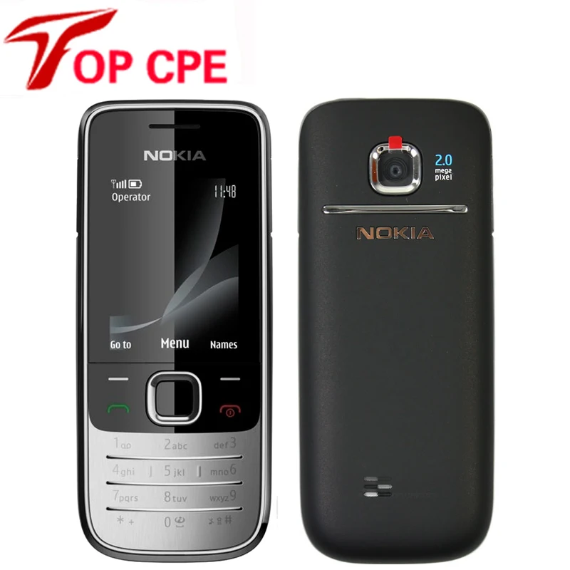 Nokia 2730 классический разблокированный мобильный телефон 2730c 3g четырехдиапазонный 2-мегапиксельная камера Восстановленный сотовый телефон черный красный