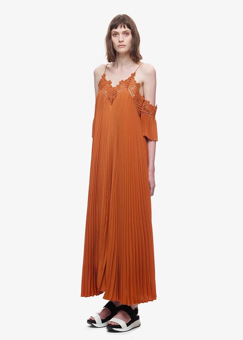 2018 богемное Стильное женское пляжное шифоновое очаровательное Плиссированное