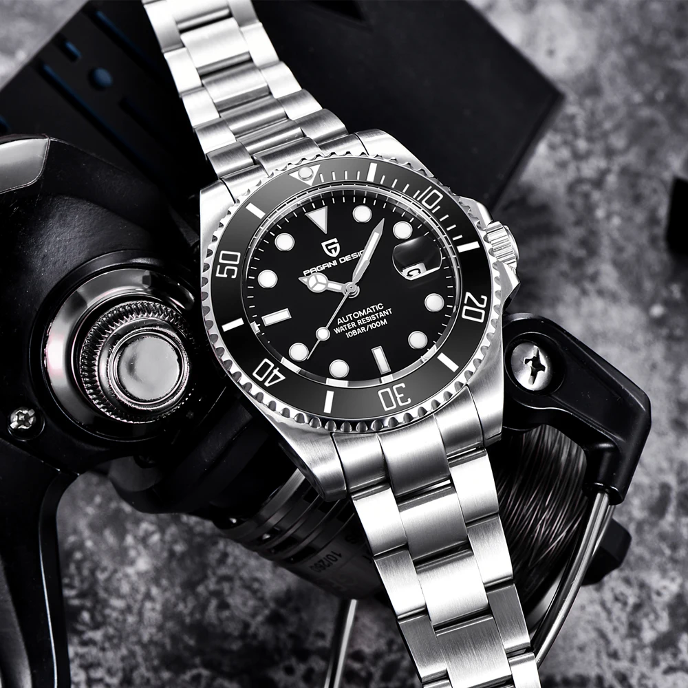Роскошные Мужские автоматические механические часы Seiko мужские наручные 30 м