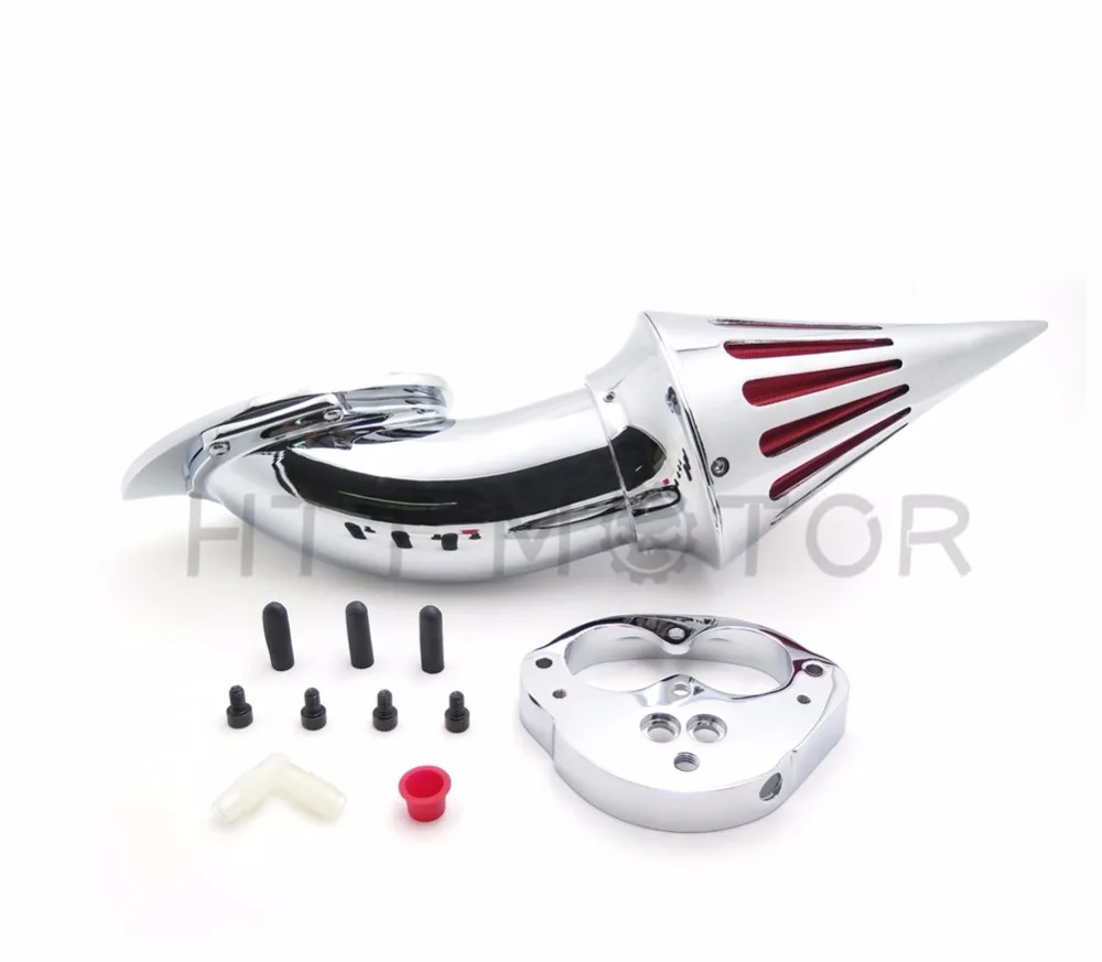 Aftermarket Бесплатная доставка Мотоцикл Запчасти хромированный воздухоочиститель