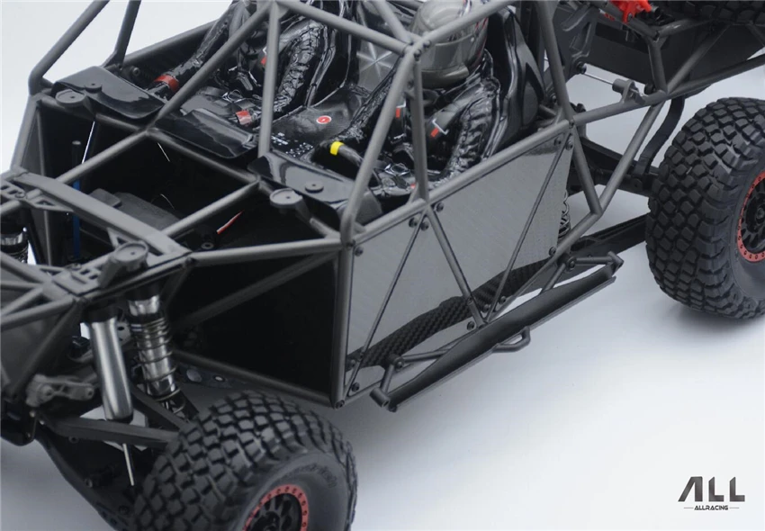 Углеродное волокно боковая защитная пластина броня для 1/7 Traxxas udr Rc части