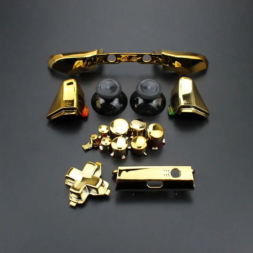 ChengHaoRan пластиковые и Chorme кнопки для Xbox One тонкий контроллер ABXY Dpad триггеры полный