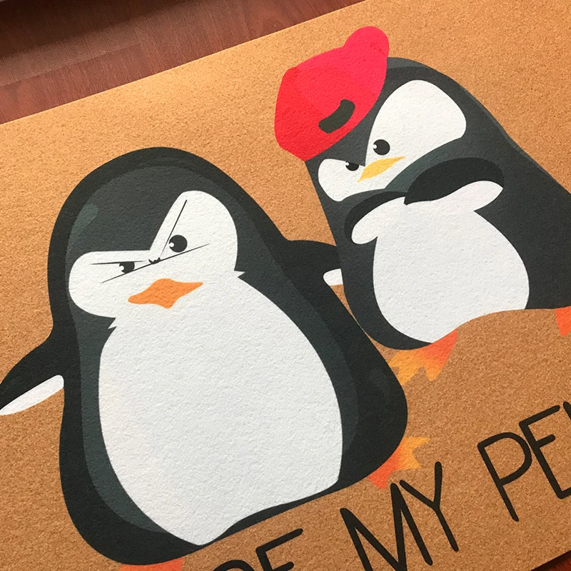 Сделанный на заказ смешной коврик You Are My Penguin дверной для спальни офиса входа
