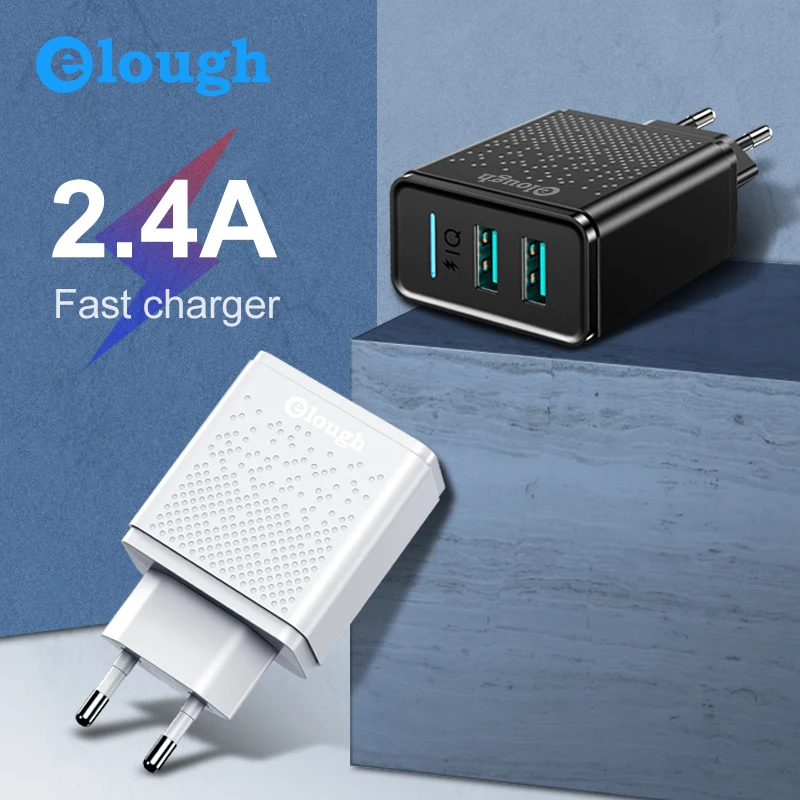 Elough зарядное устройство для телефона зарядка айфона xiaomi адаптер быстрой зарядки