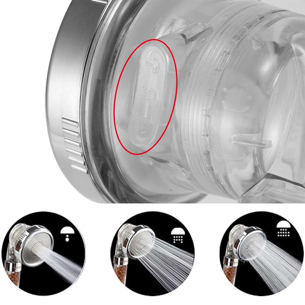 Душевая насадка для ванной Регулируемая 3 режима высокого давления каменный