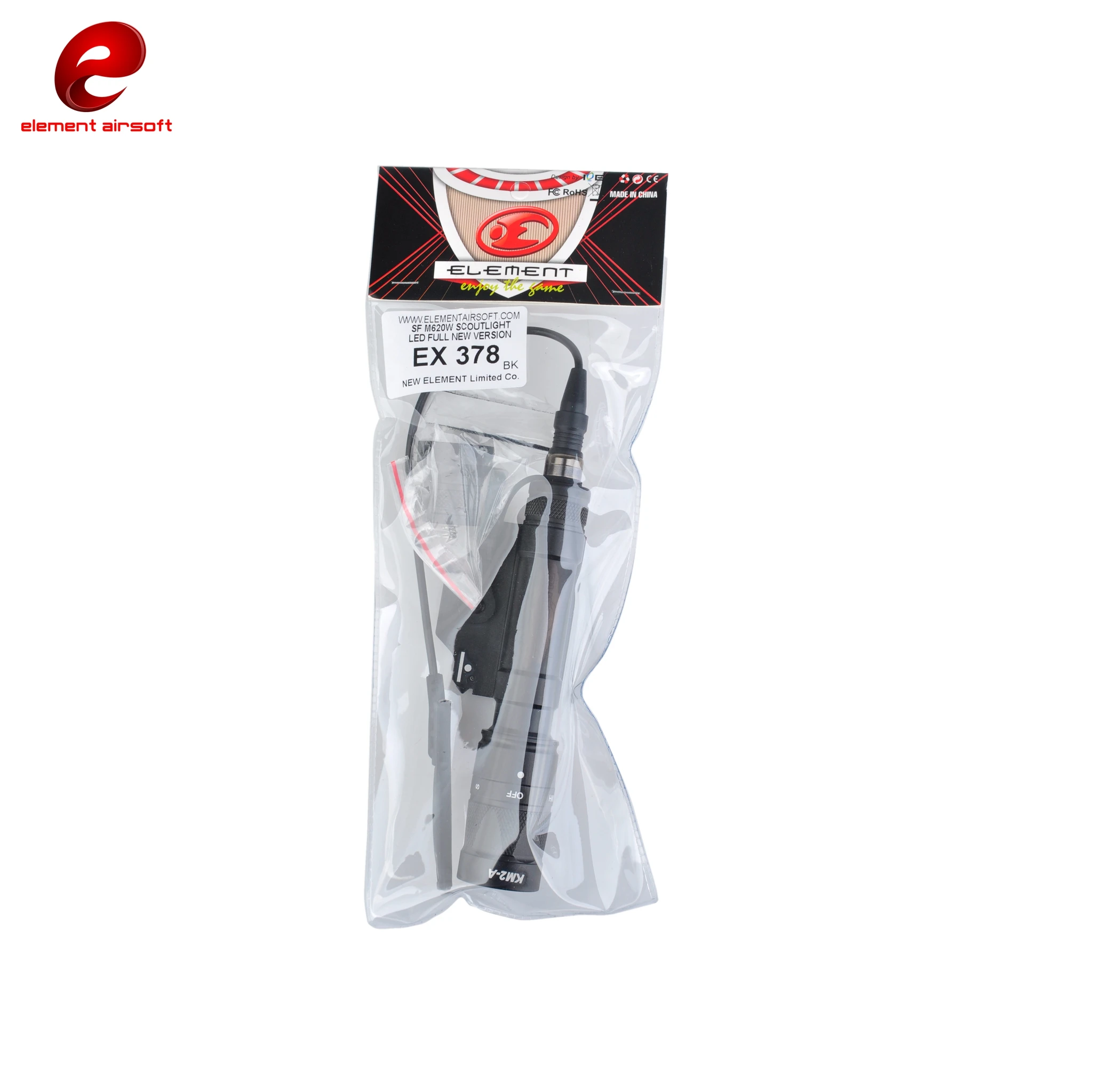 Element Sf M620w Outdoor Lighting Helmet Guide Rail Tactical Flashlight Flashlight Ex378 Accessories