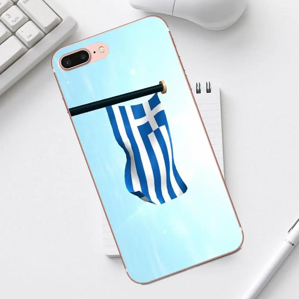 TPU Phone Case For iPhone 4 4S 5 5C SE 6 6S 7 8 Plus X XS Max XR Galaxy A3 A5 J1 J3 J5 J7 2017 Greece Flag Other Country Flags | Мобильные