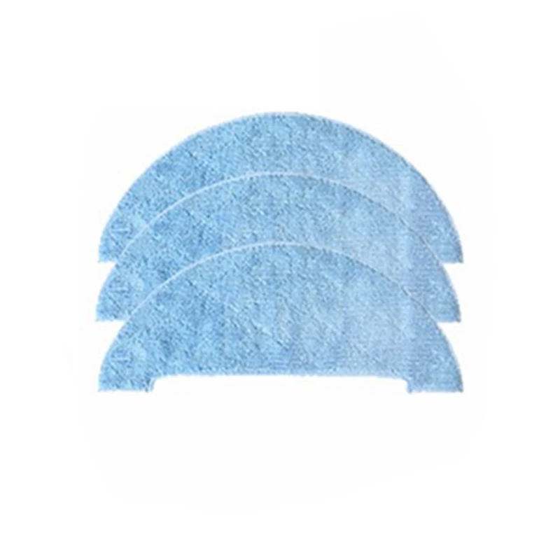 3 pcs mop cloth A9S робот Hepa фильтр Швабра тряпки боковая щетка для ilife A9S Запчасти для роботизированного пылесоса аксессуары запасные боковые щетки - Цвет: 3 pcs mop cloth