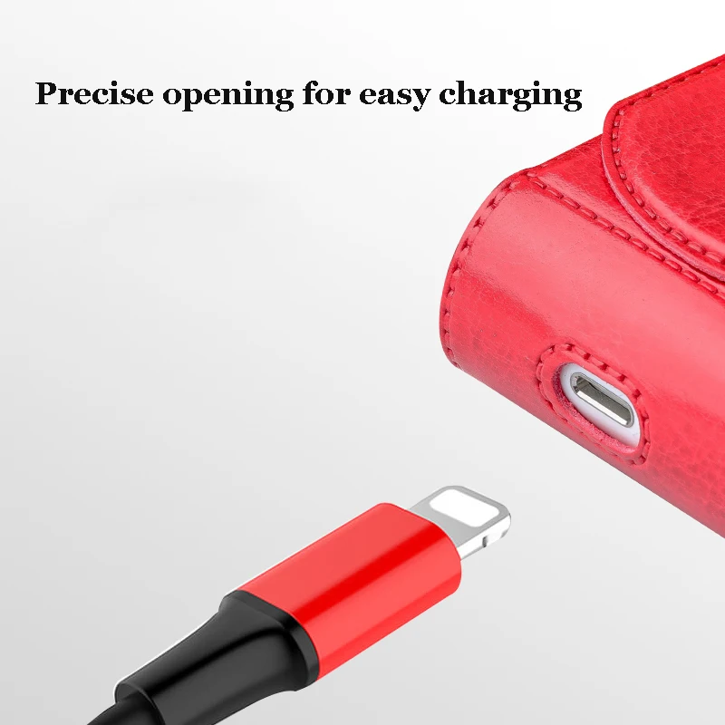Suntaiho для Apple Airpods чехол из искусственной кожи для Apple AirPods чехол сумка для наушников противоударный воздуха стручки тонкий протектор i12 i13