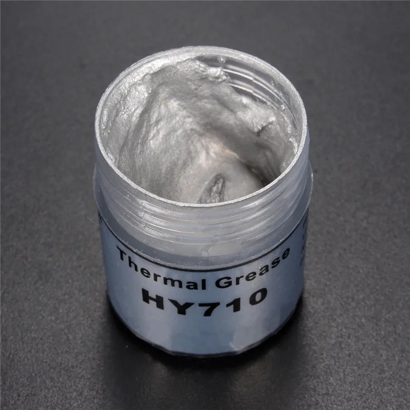 Высококачественная Серебристая силиконовая термопроводящая смазка HY710 15 г