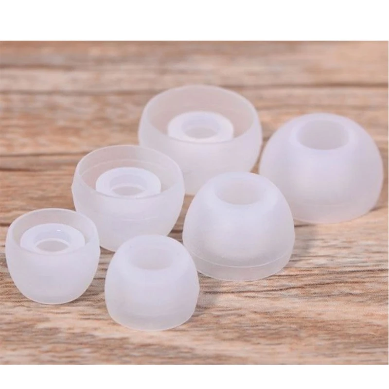 

12 Pairs(S/M/L) Soft Clear Silicone Replacement Eartips Earbuds Cushions Ear pads Covers For Earphone Headphone