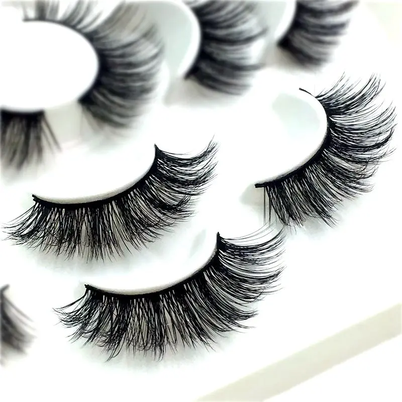 NEW 7 pairs natural false eyelashes Dramatic Volume fake lashes long mink eyelash extension for beauty | Красота и здоровье