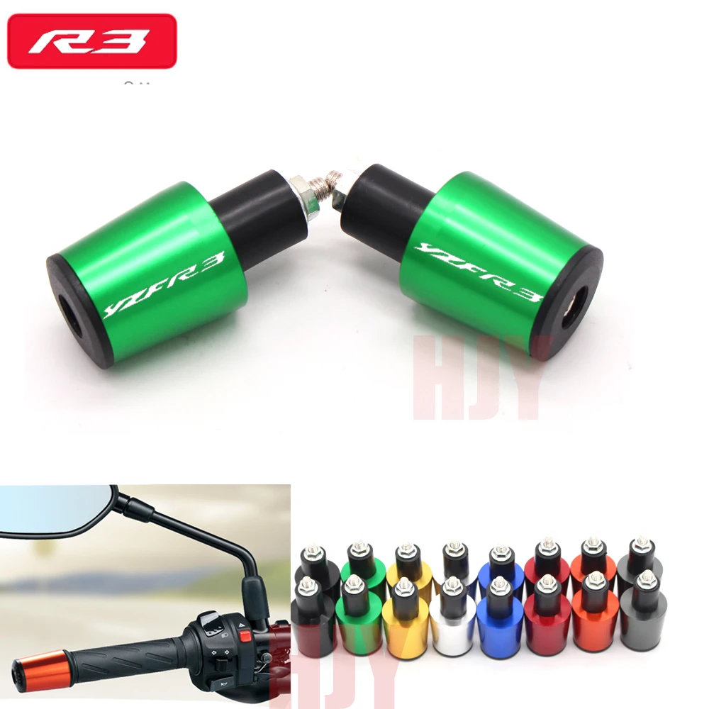 Мотоциклетные аксессуары 1/4 &quot22 мм ручки руля крышка Заглушки для Yamaha YZF R3 7/8 2014 2015