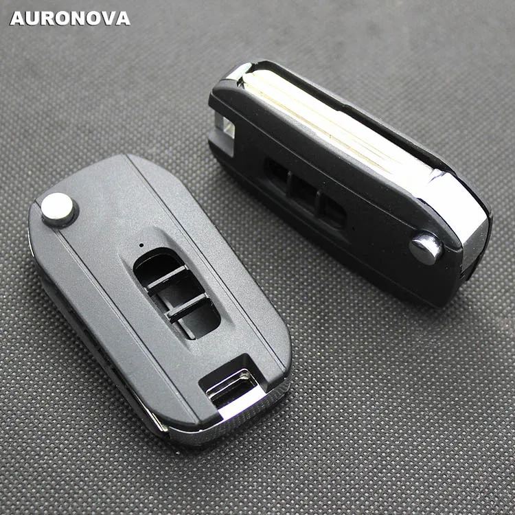 AURONOVA новый обновленный Складной Корпус ключа для Chevrolet Captiva флип складной ключ 3