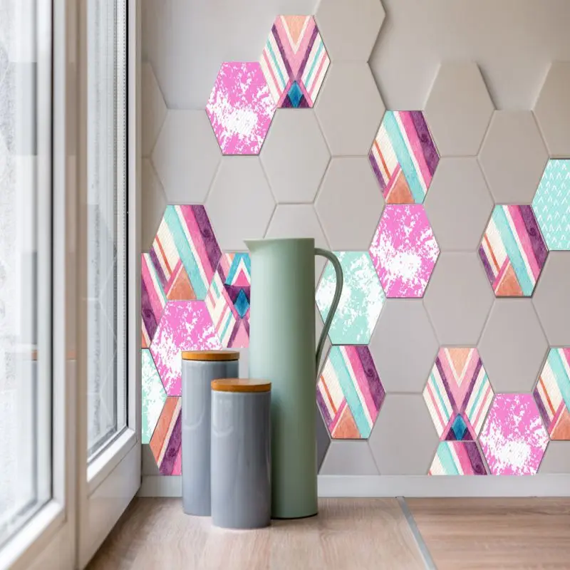 Шестигранник сделай сам нескользящие носки тапочки для новорожденных Стикеры