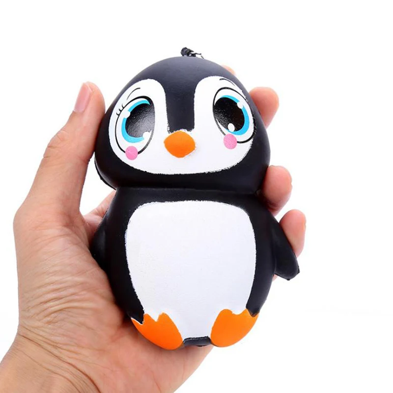 Jumbo Kawaii с рисунком пингвина для девочек мягкие ремни крем Ароматические медленно
