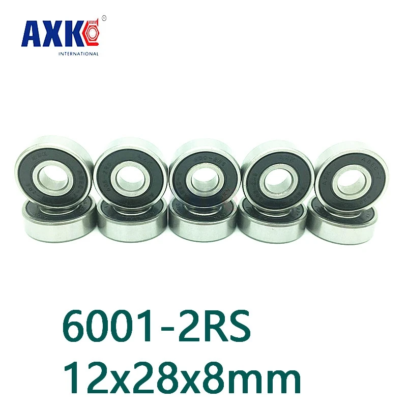 Axk 6001 2rs Rs Гибридный Керамический шарикоподшипник с глубоким желобом 12x28x8 мм|Валы|