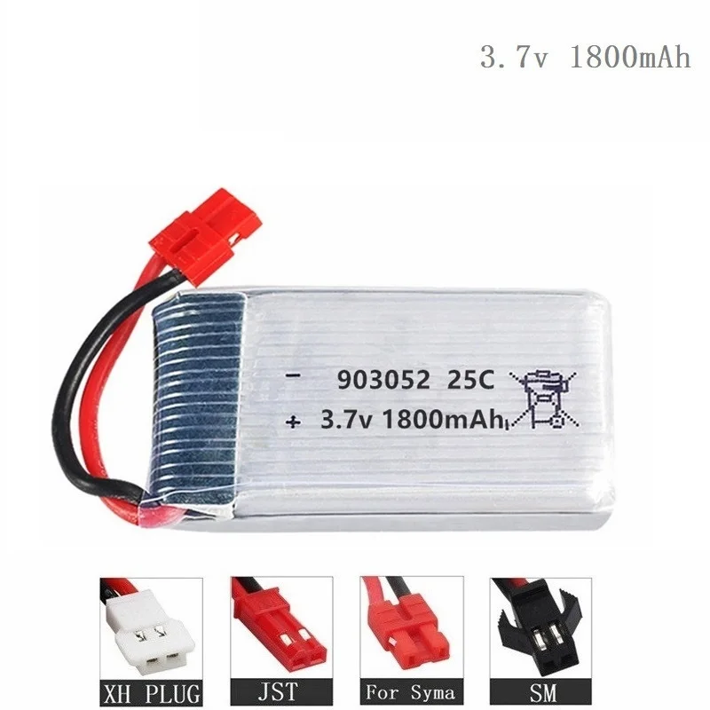 1800 мАч 3,7 в lipo Батарея Зарядное устройство для KY601S SYMA X5 X5S X5C X5SC X5SH X5SW X5UW X5UC M18 H5P H11D H11C T64 T04 T05 F28 F29 T56