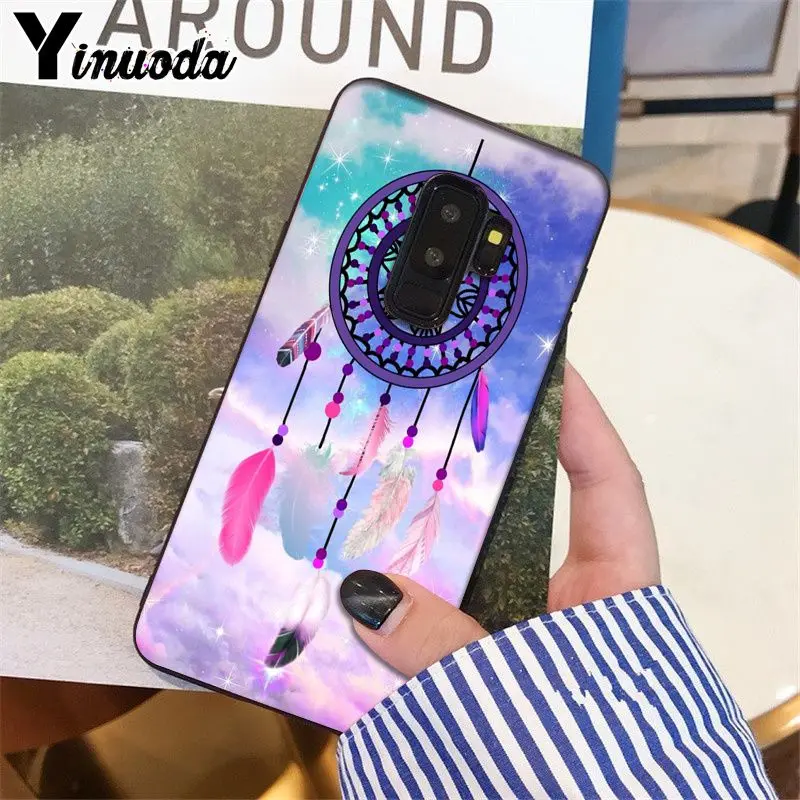 Yinuoda Ловец снов Мягкий Силиконовый ТПУ чехол для телефона GALAXY s5 s6 edge plus s7 s8 s9 |