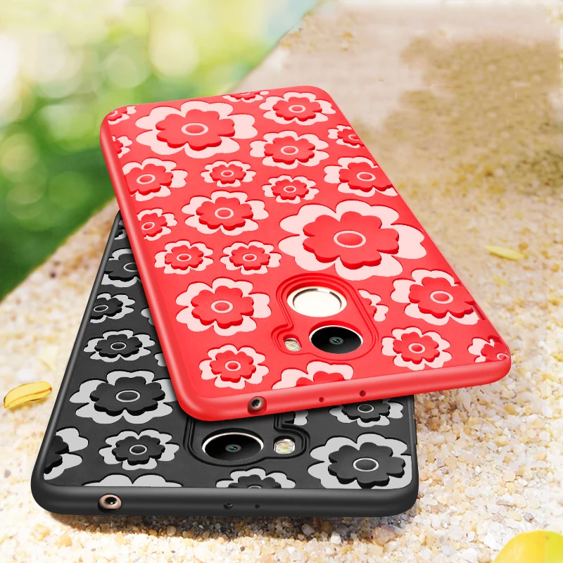 Luxury Patterned Soft TPU Engraving Flower Phone Case for Xiaomi Redmi 4 Pro Shockproof Full Protection Cover Coque |