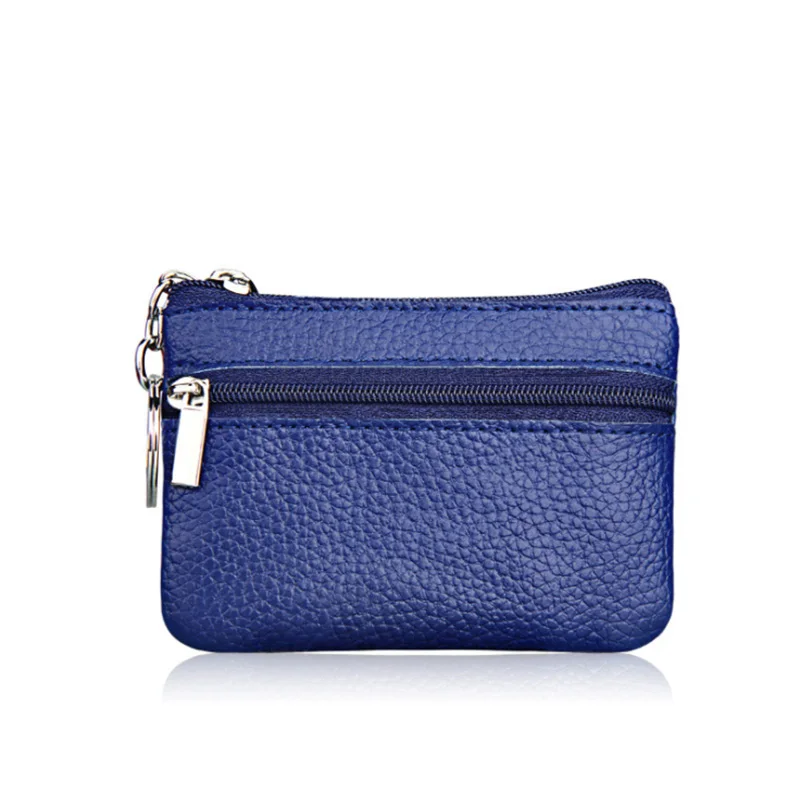 Royal Blue Брендовый Роскошный кошелек из натуральной кожи, женские кошельки, кошелек для монет, розовый маленький кошелек, Дамский кошелек для девушек, мини-сумочка для денег - Цвет: Royal Blue