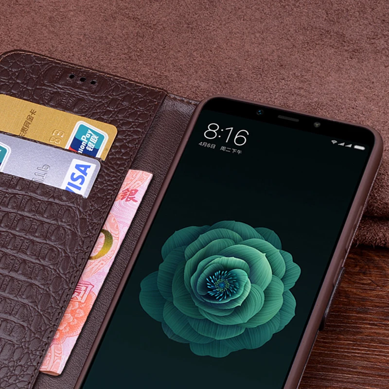 Чехол для Xiaomi Mi Max 3, Роскошный чехол из натуральной кожи с откидной крышкой, чехол для телефона для Xiaomi Mi MAX3, винтажный противоударный чехол с подставкой