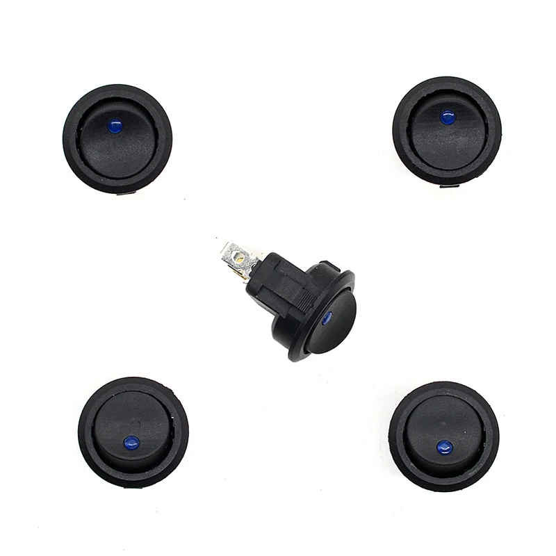 WUPP 12V 20A светодиодный выключатель света фары противотуманные рабочие огни переключатель круглый тип лодки