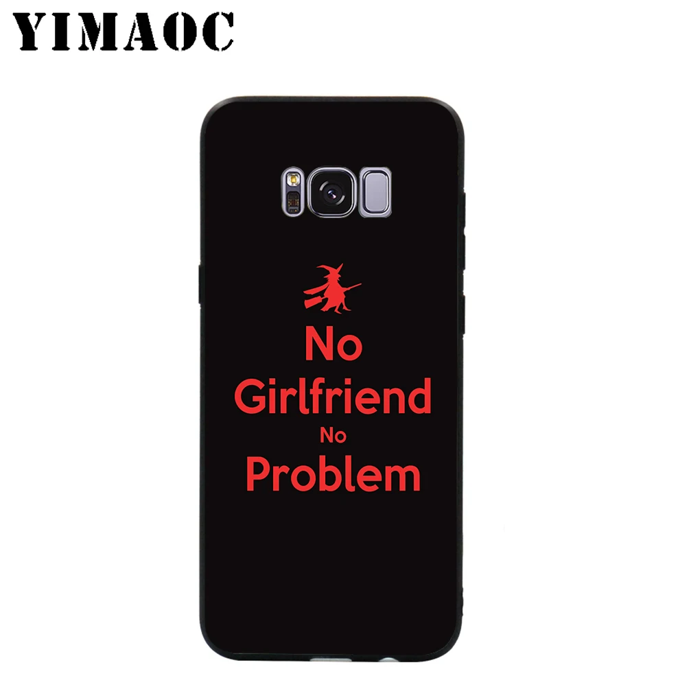 YIMAOC Boyfriend Girlfriend Couple Soft Case for Samsung Galaxy S10 S10e S9 S8 A6 Plus S7 S6 Edge A7 A5 A3 J6 Note 9 8 |