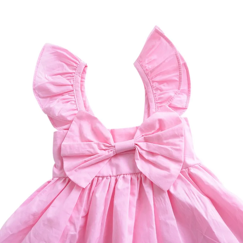 Dresses For Girls Baby Clothes Newborn Dress Summer Bow Cotton Princess Birthday Wedding | Детская одежда и обувь