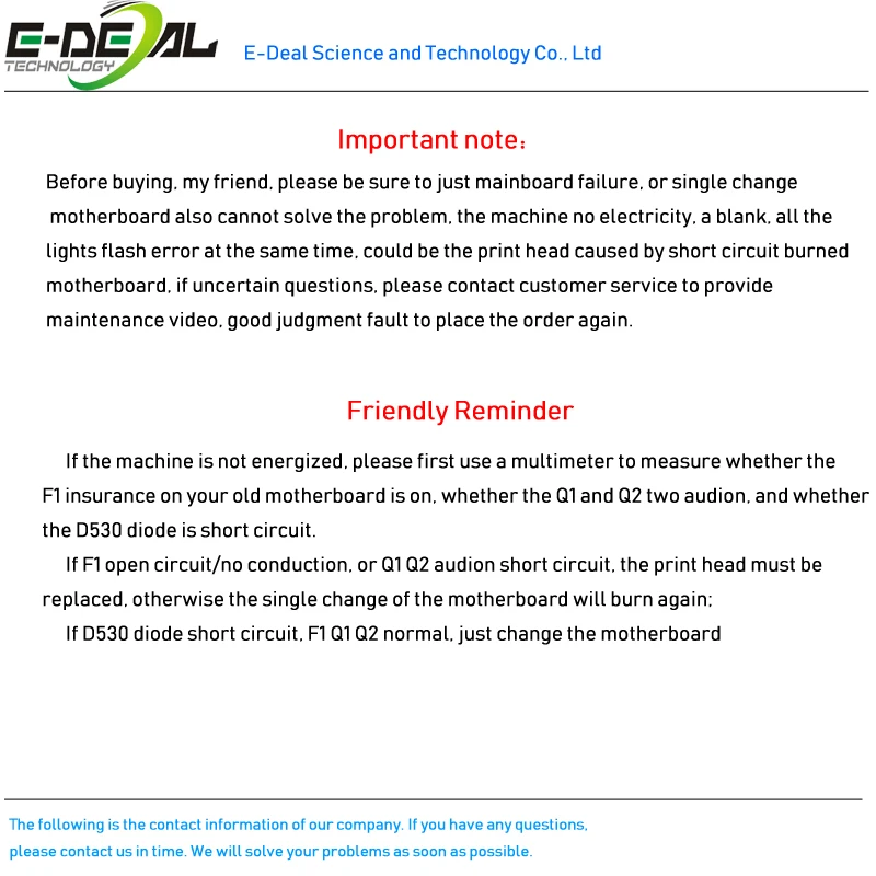 E-deal FORMATTER PCA в сборе логика платы форматирования материнская плата для Epson ET-2650 ET-4500 принтера