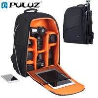 outdoor portable waterproof scratch proof dual shoulders backpack camera accessories bag digital dslr photo video bag