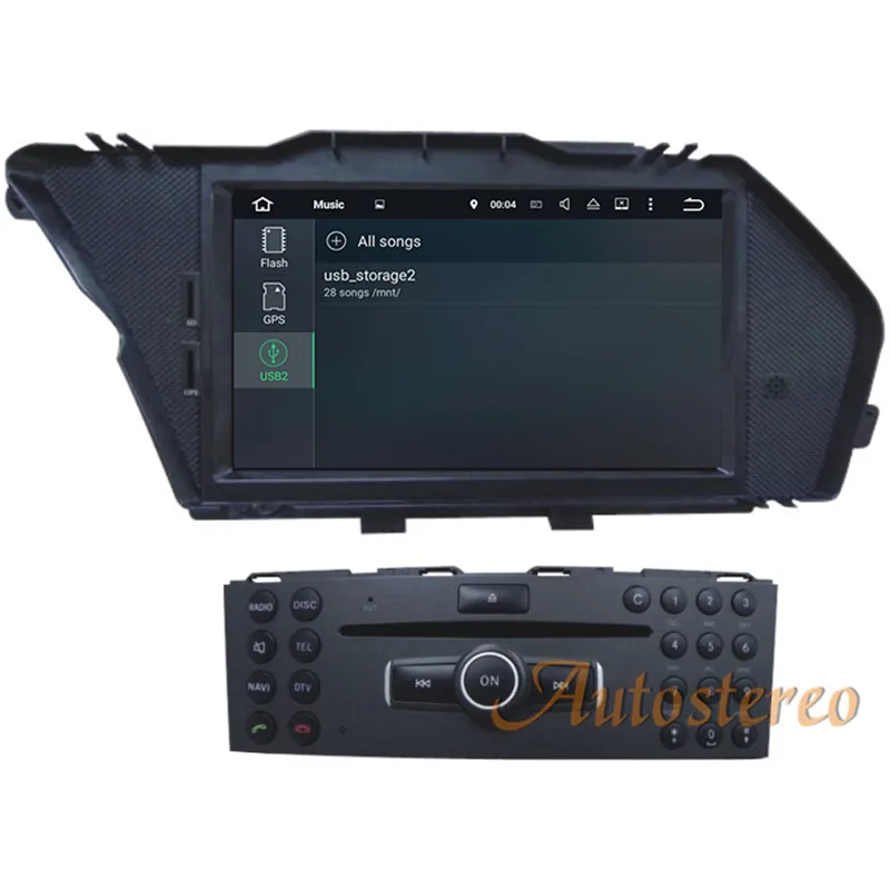 DSP Android 9 64G Автомобильный dvd-плеер gps навигация для Mercedes-Benz GLK-Class X204 2008-2010 автомобильный стерео Мультимедийный Плеер