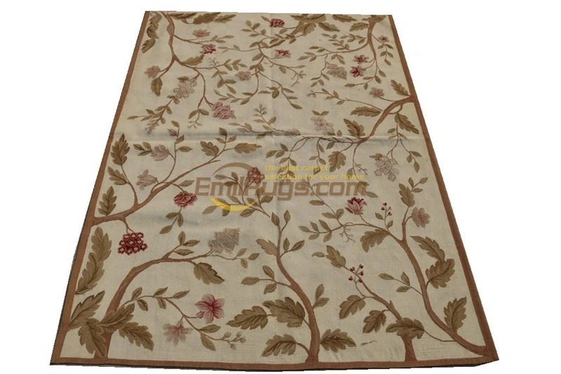 

large carpets living room rug handmade woolen bedroom area aubusson rugs 122CMX183CM (4 'X 6') m 35gc20aubyg3