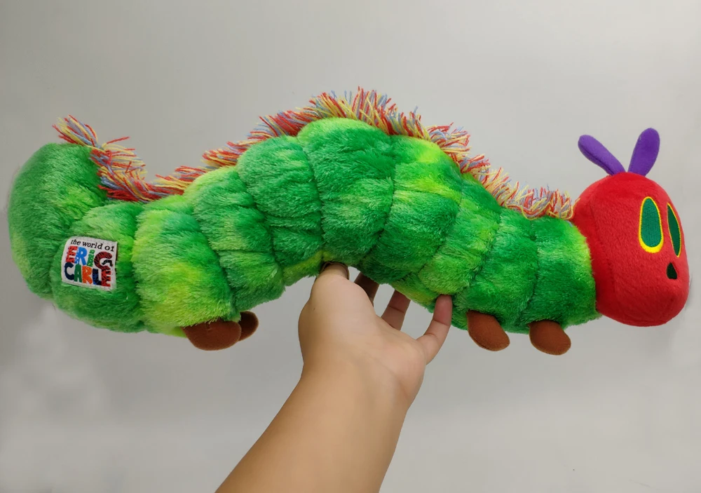 Аутентичный с 3 разными узорами Очень голодная гусеница Эрик Карл Sstuffed плюшевые