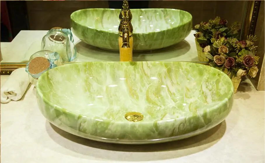Фарфоровая гардеробная овальная раковина Lavabo столешница для ванной комнаты