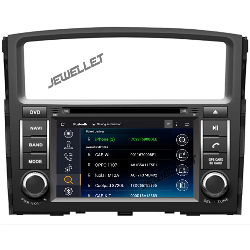 Восьмиядерный IPS экран Android 9 0 автомобильный DVD GPS Радио Навигация для Mitsubishi Pajero