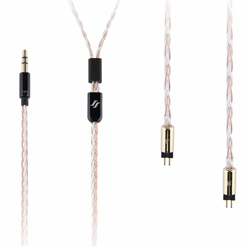 JABEN оригинальный W26/W26B IEM Up-grade кабель для наушников серых Oriolus 2Pin/0 78 2 5 мм 3 стерео